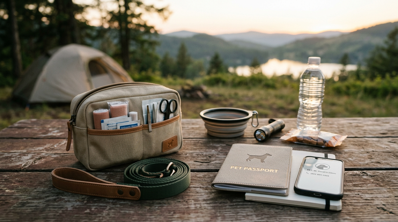 Notfallkarte für Hundecamping